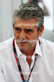Maurizio Arrivabene (ITA) Ferrari Team Principal. 22.10.2015. Formula 1 World Championship, Rd 16, United States Grand Prix, Austin, Texas, USA, Preparation Day.