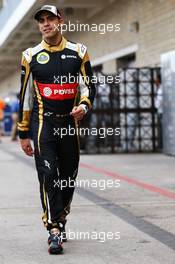 Pastor Maldonado (VEN) Lotus F1 Team. 22.10.2015. Formula 1 World Championship, Rd 16, United States Grand Prix, Austin, Texas, USA, Preparation Day.