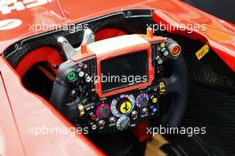 Ferrari SF15-T steering wheel. 22.10.2015. Formula 1 World Championship, Rd 16, United States Grand Prix, Austin, Texas, USA, Preparation Day.