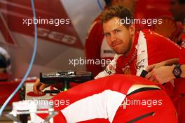 Sebastian Vettel (GER) Ferrari. 22.10.2015. Formula 1 World Championship, Rd 16, United States Grand Prix, Austin, Texas, USA, Preparation Day.