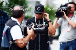 Lewis Hamilton (GBR) Mercedes AMG F1. 22.10.2015. Formula 1 World Championship, Rd 16, United States Grand Prix, Austin, Texas, USA, Preparation Day.