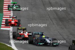 Race 2, Julian Leal (COL) Carlin 21.06.2015. GP2 Series, Rd 4, Spielberg, Austria, Sunday.