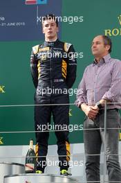 Race 1, 3rd position Alex Lynn (GBR) Dams and Gerard Berger (AU) 20.06.2015. GP2 Series, Rd 4, Spielberg, Austria, Saturday.
