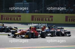 Race 1, Alexander Rossi (USA), Racing Engineering 22.08.2015. GP2 Series, Rd 7, Spa-Francorchamps, Belgium, Saturday.