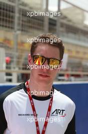 Stoffel Vandoorne (BEL) Art Grand Prix 16.04.2015. GP2 Series, Rd 1, Sakhir, Bahrain, Thursday.