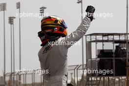 Race 1, Stoffel Vandoorne (BEL) Art Grand Prix race winner 18.04.2015. GP2 Series, Rd 1, Sakhir, Bahrain,Saturday.