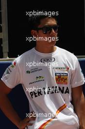 Rio Haryanto (IND) Campos Racing 16.04.2015. GP2 Series, Rd 1, Sakhir, Bahrain, Thursday.