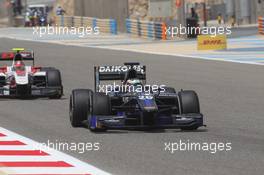 Free Practice, Nathanael Berthon (FRA) Lazarus 17.04.2015. GP2 Series, Rd 1, Sakhir, Bahrain, Friday.