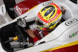 Free Practice, Rio Haryanto (IND) Campos Racing 17.04.2015. GP2 Series, Rd 1, Sakhir, Bahrain, Friday.