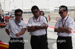 Qualifying, Honda Racing members 17.04.2015. GP2 Series, Rd 1, Sakhir, Bahrain, Friday.