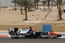 Free Practice, Raffaele Marciello (ITA) Trident 17.04.2015. GP2 Series, Rd 1, Sakhir, Bahrain, Friday.