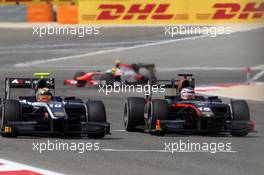 Race 1, Artem Markelov (Rus) Russian Time and Sergey Sirotkin (RUS) Rapax 18.04.2015. GP2 Series, Rd 1, Sakhir, Bahrain,Saturday.