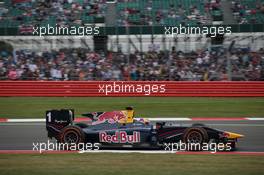 Race 2, Pierre Gasly (FRA) Dams 05.07.2015. GP2 Series, Rd 5, Silverstone, England, Sunday.