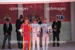 Race 1 Podium winner Stoffel Vandoorne (BEL), ART Grand Prix, 2nd Alexander Rossi (USA), Racing Engineering, 3rd Sergio Canamasas (ESP), MP Motorsport 22.05.2015. GP2 Series, Rd 3, Monte Carlo, Monaco, Friday.