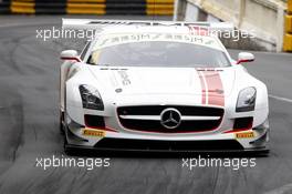 Maro Engel (GER) Mercedes AMG Driving Academy Mercedes–Benz SLS AMG GT3 20.11.2015. FIA GT Worldcup, Macau, China
