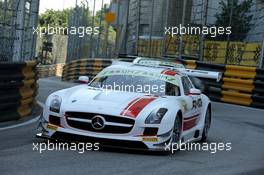 Maro Engel (GER) Mercedes AMG Driving Academy Mercedes–Benz SLS AMG GT3 19.11.2015. FIA GT Worldcup, Macau, China