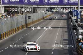 Maro Engel (GER) Mercedes AMG Driving Academy Mercedes–Benz SLS AMG GT3 22.11.2015. FIA GT Worldcup, Macau, China