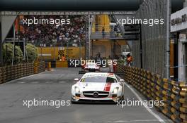 Maro Engel (GER) Mercedes AMG Driving Academy Mercedes–Benz SLS AMG GT3 21.11.2015. FIA GT Worldcup, Macau, China