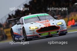 Paul Dalla Lana (CDN) / Pedro Lamy (POR) / Mathias Lauda (AUT) #98 Aston Martin Racing Aston Martin Vantage V8. 29-31.05.2015. Le Mans 24 Hours Test Day, Le Mans, France.