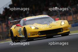 Jan Magnussen (DNK) / Antonio Garcia (ESP) / Ryan Briscoe (AUS) #63 Corvette Racing - GM Chevrolet Corvette C7.R. 29-31.05.2015. Le Mans 24 Hours Test Day, Le Mans, France.
