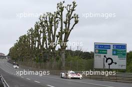 Nicolas Prost (FRA) / Nick Heidfeld (GER) / Mathias Beche (SUI) #12 Rebellion Racing Rebellion R1 Toyota. 29-31.05.2015. Le Mans 24 Hours Test Day, Le Mans, France.