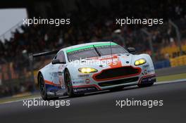 Paul Dalla Lana (CDN) / Pedro Lamy (POR) / Mathias Lauda (AUT) #98 Aston Martin Racing Aston Martin Vantage V8. 29-31.05.2015. Le Mans 24 Hours Test Day, Le Mans, France.