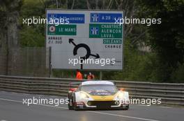 Gianluca Roda (ITA) / Paolo Ruberti (ITA) / Kristian Poulsen (DEN) #50 Larbre Competition Chevrolet Corvette C7. 29-31.05.2015. Le Mans 24 Hours Test Day, Le Mans, France.