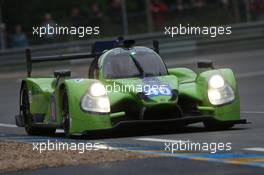 Tracy Krohn (USA) / Nick Jonsson (SWE) / Joao Barbosa (POR) #40 Krohn Racing Ligier JS P2 - Judd. 29-31.05.2015. Le Mans 24 Hours Test Day, Le Mans, France.