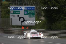 Nicolas Prost (FRA) / Nick Heidfeld (GER) / Mathias Beche (SUI) #12 Rebellion Racing Rebellion R1 Toyota. 29-31.05.2015. Le Mans 24 Hours Test Day, Le Mans, France.