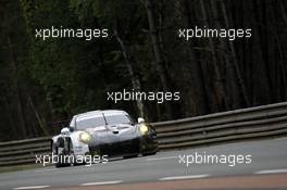 Christian Ried, Klaus Bachler, Khaled Al Qubaisi #88 Abu Dhabi Proton Competition Porsche 911 RSR 10.06.2015. Le Mans 24 Hour, Practice, Le Mans, France.