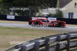 Olivier Pla, Jann Mardenborough, Max Chilton #23 Nissan Motorsports Nissan GT-R LM NISMO 10.06.2015. Le Mans 24 Hour, Practice, Le Mans, France.