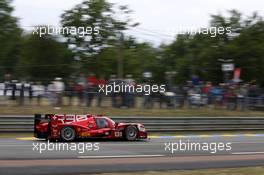 Dominik Kraihamer, Daniel Abt, Alexandre Imperatori #13 Rebellion Racing Rebellion R-One 10.06.2015. Le Mans 24 Hour, Practice, Le Mans, France.
