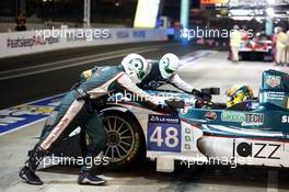 Nathanael Berthon, Mark Patterson, Karun Chandhok #48 Murphy Prototypes ORECA 03R 11.06.2015. Le Mans 24 Hour, Qualifying, Le Mans, France.