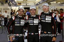 Pole for Neel Jani, Romain Dumas, Marc Lieb #18 Porsche Team Porsche 919 Hybrid 11.06.2015. Le Mans 24 Hour, Qualifying, Le Mans, France.