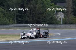 Romain Dumas, Neel Jani, Marc Lieb #18 Porsche Team Porsche 919 Hybrid 11.06.2015. Le Mans 24 Hour, Qualifying, Le Mans, France.