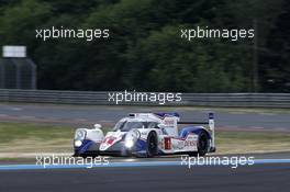 Sébastien Buemi, Anthony Davidson, Kazuki Nakajima #1 Toyota Racing Toyota TS040 Hybrid 11.06.2015. Le Mans 24 Hour, Qualifying, Le Mans, France.