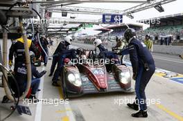 Pitstop, Pierre Ragues, Oliver Webb, Zoel Amberg #43 Team SARD-Morand Morgan LM P2 EVO 13.06.2015. Le Mans 24 Hour, Race, Le Mans, France.