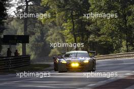 Darren Turner, Stefan Mücke, Rob Bell #97 Aston Martin Racing Aston Martin Vantage GTE 13.06.2015. Le Mans 24 Hour, Warm Up, Le Mans, France.