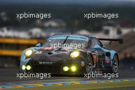 Patrick Dempsey (USA) / Patrick Long (USA) / Marco Seefried (GER) #77 Dempsey Proton Racing Porsche 911 RSR. 14.06.2015. FIA World Endurance Championship Le Mans 24 Hours, Race, Le Mans, France. Race.
