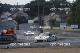 Richard Lietz, Jörg Bergmeister, Michael Christensen #91 Porsche Team Manthey Porsche 911 RSR 13.06.2015. Le Mans 24 Hour, Race, Le Mans, France.