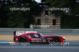 Harry Tincknell (GBR) / Michael Krumm (GER) / Alex Buncombe (GBR) #22 Nissan Motorsports Nissan GT-R LM Nismo - Hybrid. 14.06.2015. FIA World Endurance Championship Le Mans 24 Hours, Race, Le Mans, France. Race.