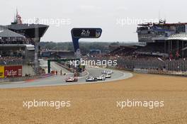 Start of the Race 13.06.2015. Le Mans 24 Hour, Race, Le Mans, France.