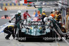 Pitstop, Nathanael Berthon, Mark Patterson, Karun Chandhok #48 Murphy Prototypes ORECA 03R 13.06.2015. Le Mans 24 Hour, Race, Le Mans, France.
