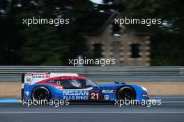 Tsugio Matsuda (JPN) / Mark Shulzhitskiy (RUS) / Luca Ordonez (ESP) #21 Nissan Motorsports Nissan GT-R LM Nismo - Hybrid. 14.06.2015. FIA World Endurance Championship Le Mans 24 Hours, Race, Le Mans, France. Race.
