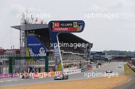 Romain Dumas (FRA) / Neel Jani (SUI) / Marc Lieb (GER) #18 Porsche Team Porsche 919 Hybrid. 13.06.2015. FIA World Endurance Championship Le Mans 24 Hours, Race, Le Mans, France. Race.
