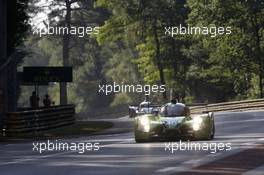Tracy Krohn, Nic Jonsson, Joao Barbosa #40 Krohn Racing Ligier JS P2 13.06.2015. Le Mans 24 Hour, Warm Up, Le Mans, France.