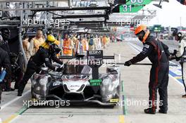 Pitstop, Scott Sharp, David Heinemeier Hansson, Ryan Dalziel #30 Extreme Speed Motorsports Ligier JS P2 13.06.2015. Le Mans 24 Hour, Race, Le Mans, France.