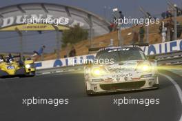 Alex Kapadia, Xavier Maassen, Jun-San Chen #67 Team AAI Porsche 911 GT3-RSR 14.06.2015. Le Mans 24 Hour, Race, Le Mans, France.