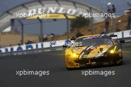 Abdulaziz Al Faisal, Jakub Giermaziak, Michael Avenatti #66 JMW Motorsport Ferrari 458 GTE 14.06.2015. Le Mans 24 Hour, Race, Le Mans, France.