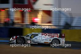 Nicolas Prost, Nick Heidfeld, Mathias Beche #12 Rebellion Racing Rebellion R-One 14.06.2015. Le Mans 24 Hour, Race, Le Mans, France.